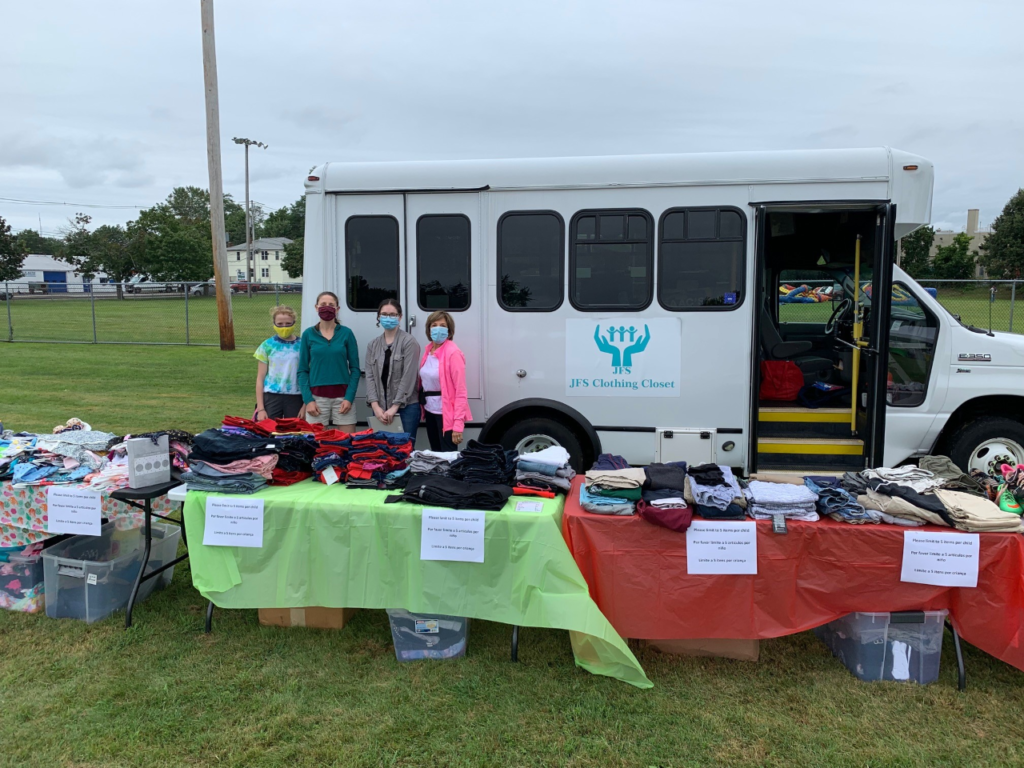 JFS Hosts Pop-Up Clothing Shop; Many Thanks to our Volunteers & Community  Partners! - JFS of Metrowest