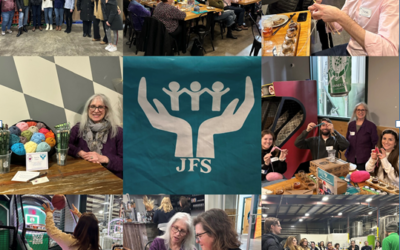 Fun Evening Learning About JFS, Knitting, & Beer